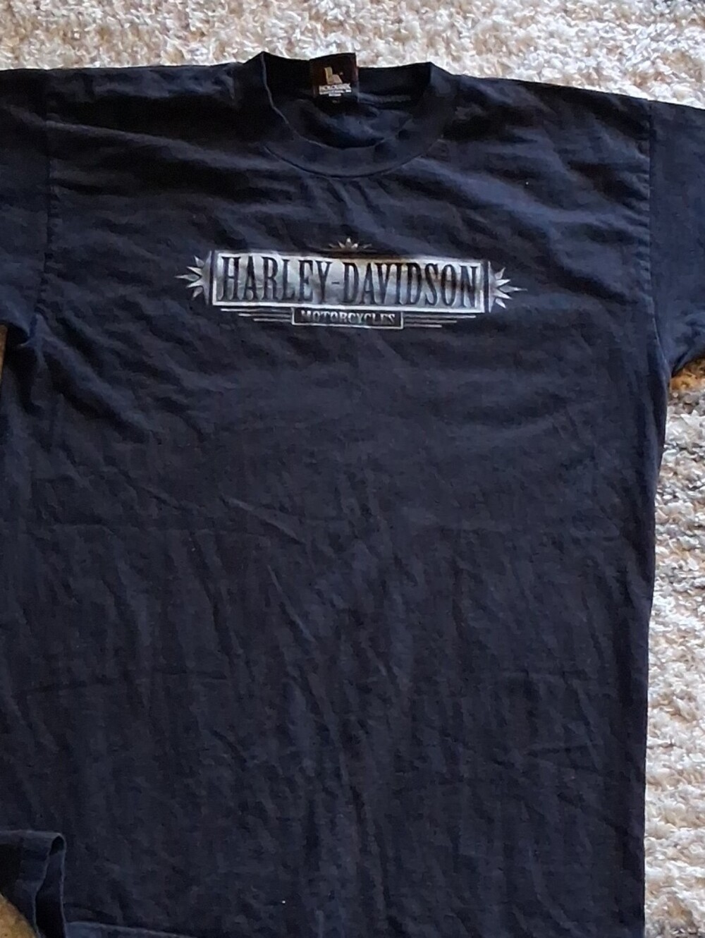 Harley-Davidson Black Graphic Logo Short Sleeve Tee
